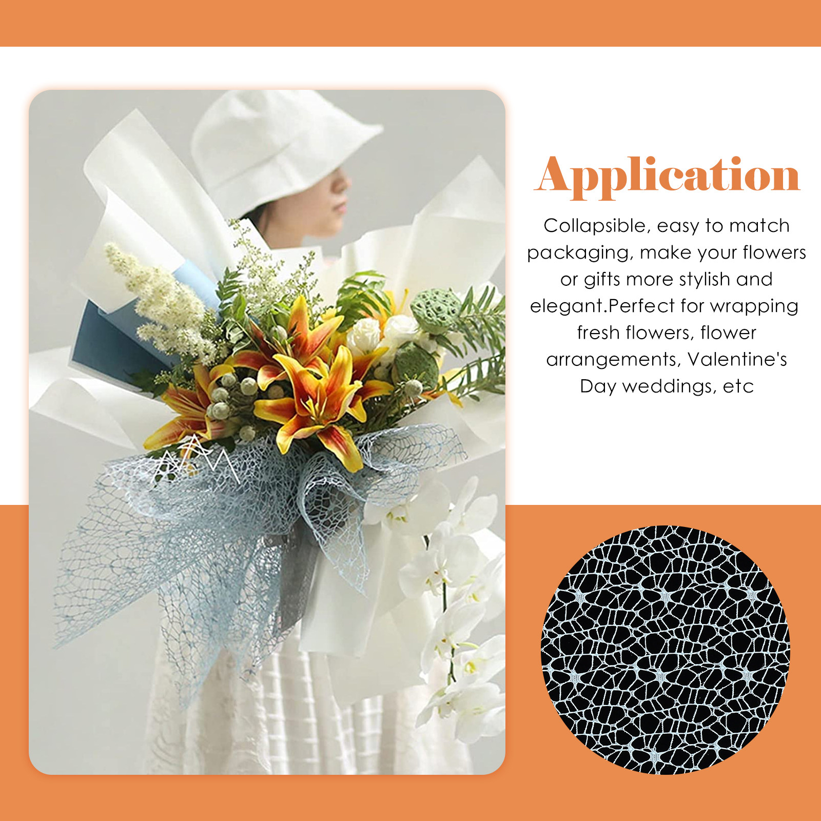 Floral Bouquet Wrapping Mesh R - огляд і ціна Florist Flower Supply