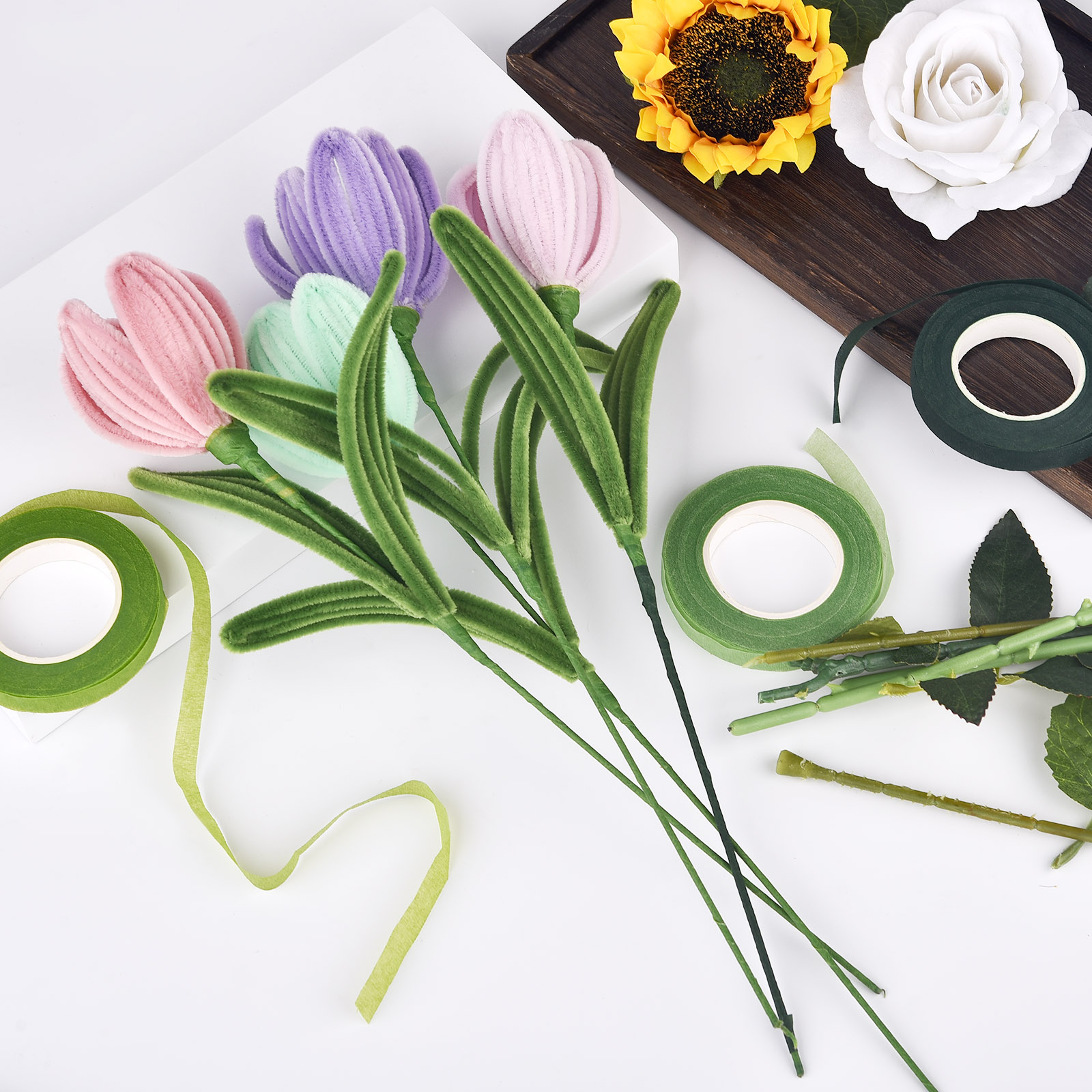30yards Floral Stem Tape Corsa - огляд і ціна Florist Supply Bulk